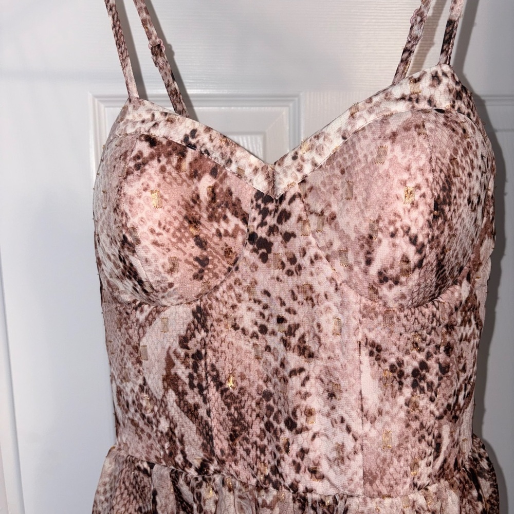 Xhilaration Target Brand Snake Print Mini Dress - Size XS